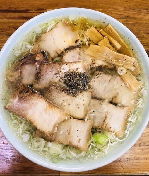「塩チャーシューメン 950円」@丸信ラーメン 船引店の写真