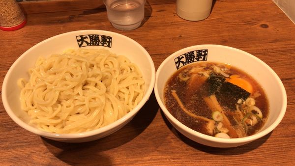 「(生)玉子つけそば¥720」@元祖つけそば 西台大勝軒 本店の写真