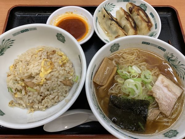 「ラ・餃・チャセット 580円」@日高屋 小手指北口店の写真