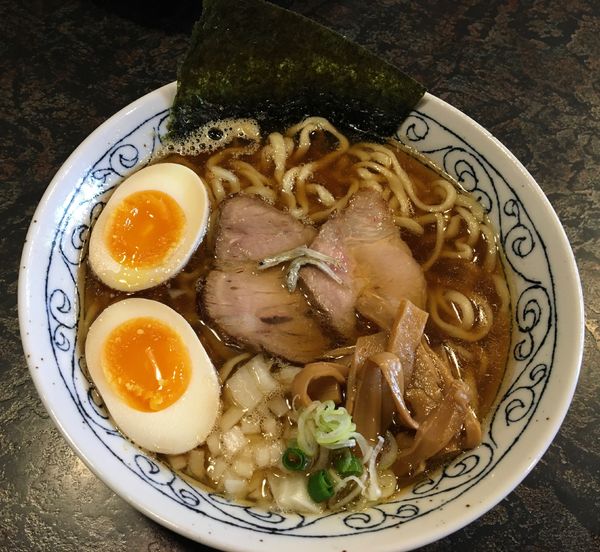 「煮干しそば　味玉 醤油」@中華そば 敦の写真