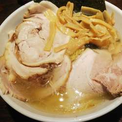 エビ塩ラーメン 750円+チャーシュー 250円