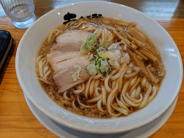「ニボチャチャラーメン780円　麺大盛り」@ニボチャチャ！！ラーメン あらき軒の写真