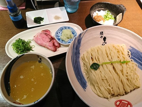 「薬涼潮つけそば」@麺や 虎徹の写真