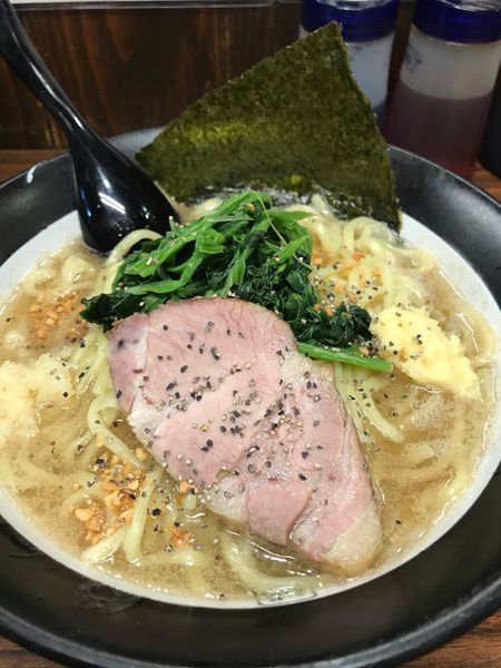 「太麺❹」@豚骨醤油らーめん 誠屋 池尻店の写真