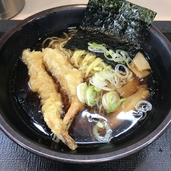 「ダブル天中華（￥450）※」@ゆで太郎 流通センター駅前店の写真