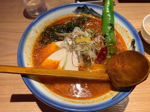 「柚子辛紅ラーメン（7丁目）」@AFURI辛紅 kara kurenaiの写真