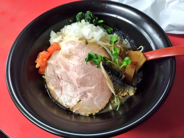 「期間限定 秋刀魚まぜそば」@和風らーめん はるやの写真