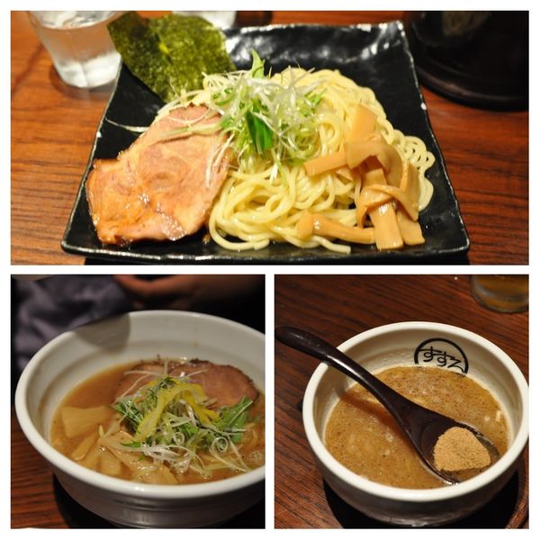 「つけ麺とラーメン」@麺や すする 本店の写真