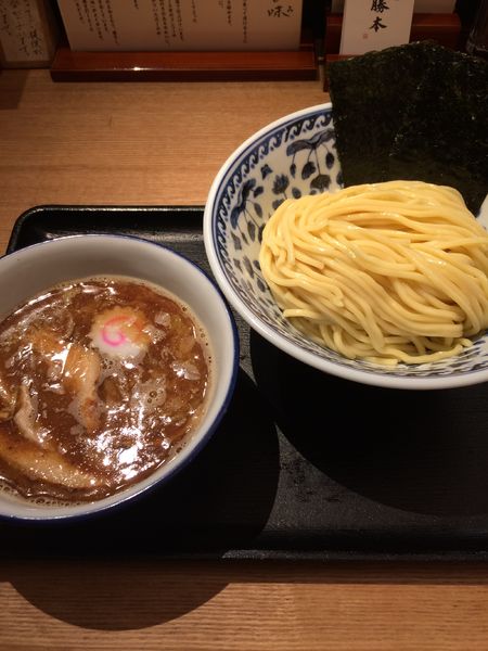 「濃厚煮干しつけそば830円」@中華そば 勝本の写真