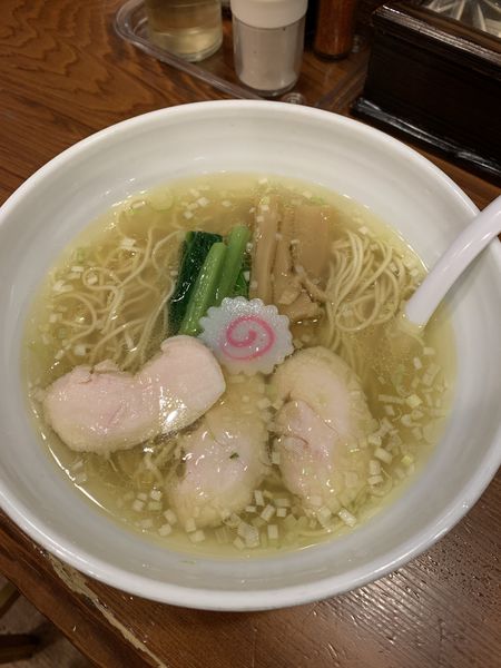 「塩鶏中華そば　750円」@麺処 若武者の写真