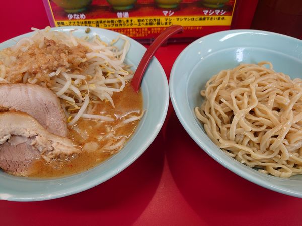 「つけめん小300gヤサイアブラちょい増し」@立川マシマシ 足利総本店の写真