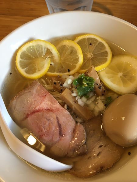 「レモンラーメン　味玉サービス」@カッパ64 福生店の写真