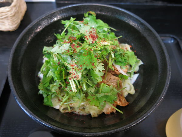 「香菜まぜそば：790円」@海人の写真