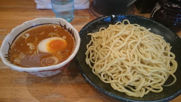 「【夜】辛つけ麺」@つけ麺道 たけしの写真