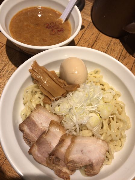 「【3日間限定】濃厚味噌つけめん550円+味玉クーポン」@めん業一筋 善龍の写真