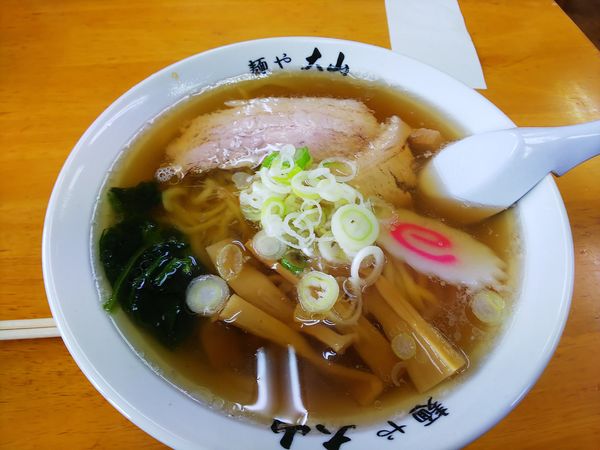 「らーめん」@青竹手打ちラーメン 麺や大山の写真