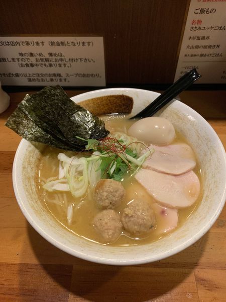 「濃厚鶏白湯そば」@濃厚鶏そば 麺屋武一 新橋本店の写真