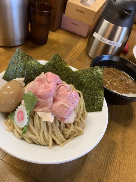 「特製魚介つけ麺」@馳走麺 狸穴の写真