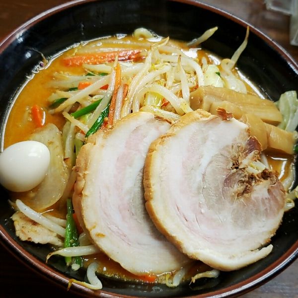 「【季節限定】豚骨味噌 ８８０円」@横浜家系ラーメン 藤家の写真