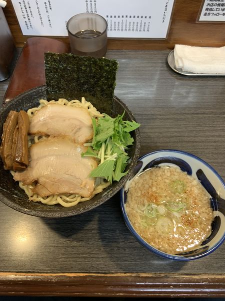 「背脂正油つけ麺」@ラーメンつけ麺 奔放の写真