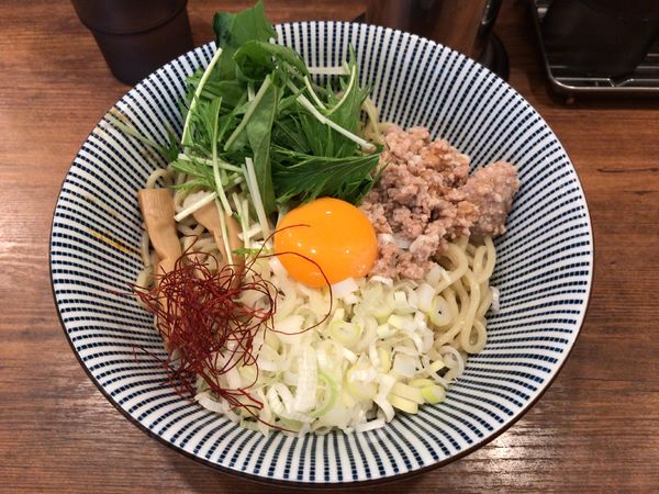 「限定A 冷やし坦々まぜそば(900円)」@俺の麺 春道の写真