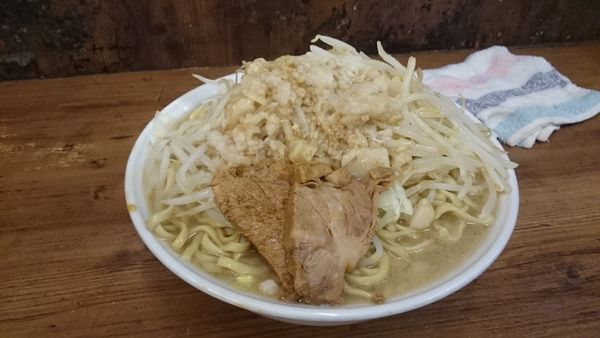 「ちょい増し大・ネギ(野菜アブラ辛め)￥９００」@ラーメン二郎 品川店の写真