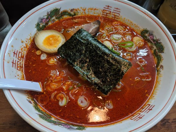 「特製激辛みそラーメン　850円+替え玉　150円」@山ちゃんの写真