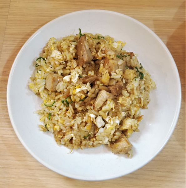 「半炒飯（麺類に＋210円）」@泰和ラーメンの写真