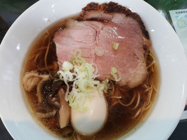 「カキ正油らぁ麺」@麺や青雲志の写真