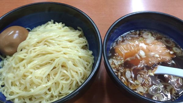 「つけ麺玉子、大」@麺 えどやの写真
