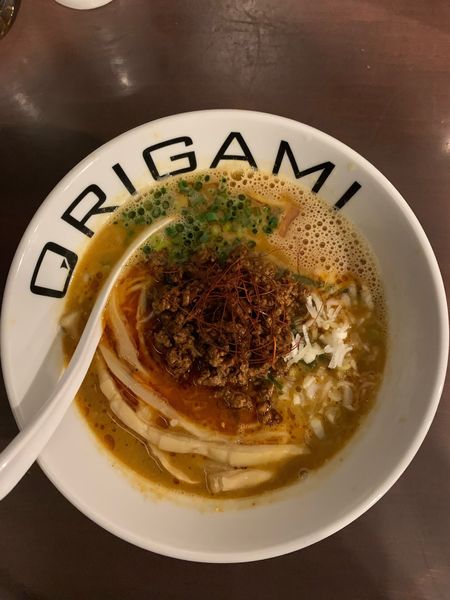 「担々麺(限定メニュー・850円)」@麺屋 ORIGAMIの写真