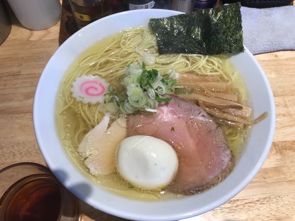 「塩ラーメン大盛り+煮卵850+100円」@ふる川の写真