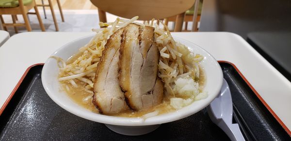 「フジヤマ　野菜増し」@麺屋 心の写真