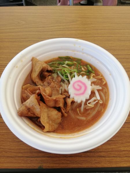 「濃厚味噌　炙り肉盛り　800円(譲り受け割引)」@東京ラーメンショー2019の写真