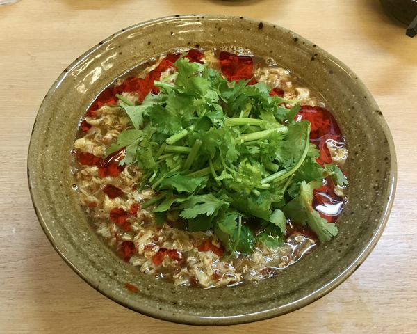 「ビネガーラーメン+パクチー増し」@Spiceラーメン アゴートミートの写真