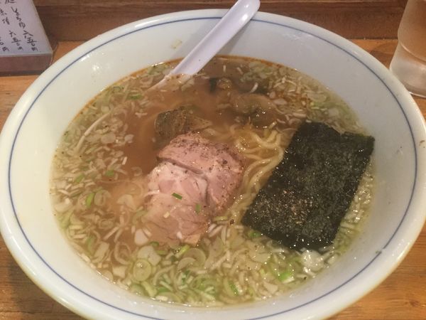 「ねぎ塩ラーメン(¥600)」@萬龍軒の写真