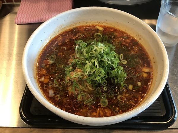 「辣香担々麺＋クーポン青ネギ」@大陸麺本舗の写真