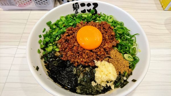 「台湾まぜそば(大・追い飯)+台湾ミンチ増し」@麺屋こころ 大岡山本店の写真