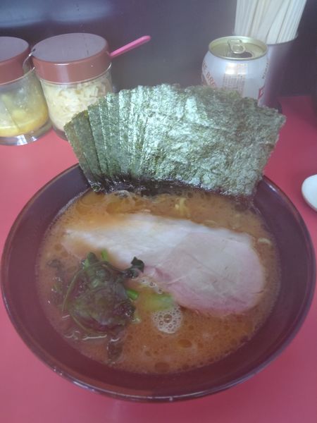 「ラーメン濃いめ固め＋のり」@田上家の写真