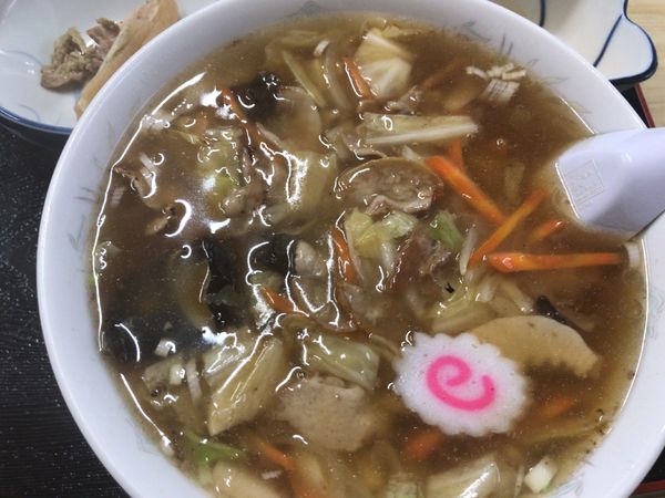 「あんかけラーメン750円」@ハトヤ食堂 本店の写真