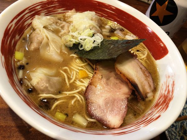 「味噌ワンタンメン」@麺屋 悠の写真