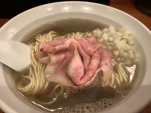 「煮干蕎麦850円 ＋ 黒酢の和え玉200円」@麺処 にぼし香 横浜店の写真