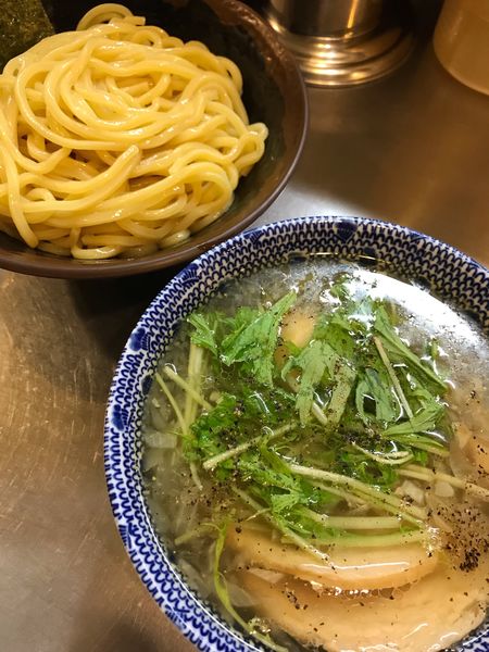 「塩つけ麺」@めん屋桔梗 銀座店の写真