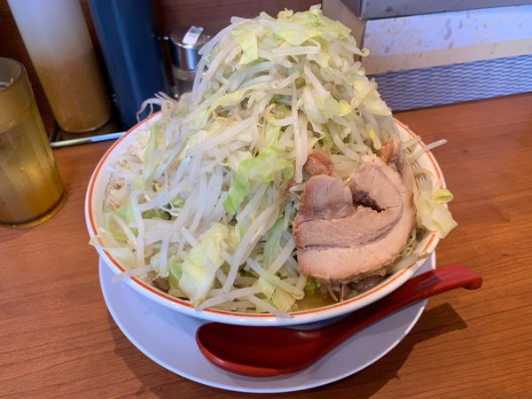 「小ラーン　野菜増し増し、ニンニク少なめ」@豚山 町田店の写真