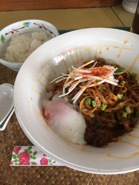 「黒カラシビまぜそば（800円）」@龍門瀑の写真