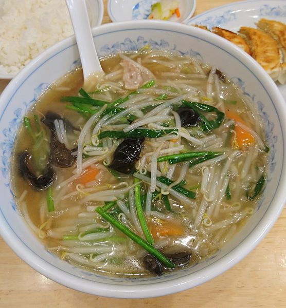 「もやしラーメン」@ぎょうざの満洲 久喜西口店の写真