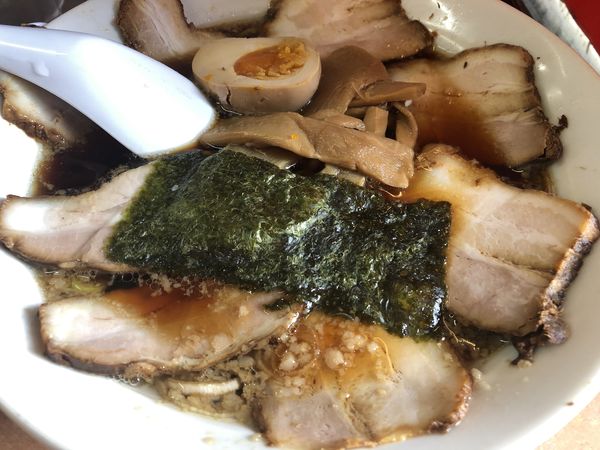 「チャーシューメン＋半チャーハン 1250円」@雨風本舗の写真