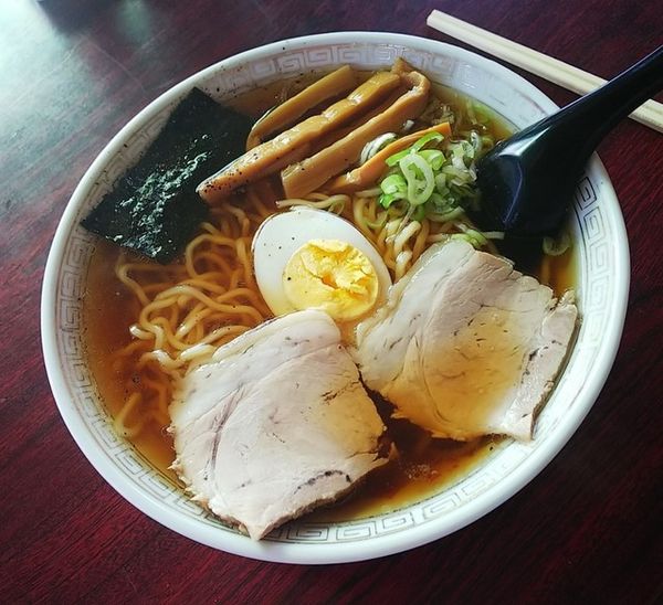 「中華そば550円」@鏡食堂の写真