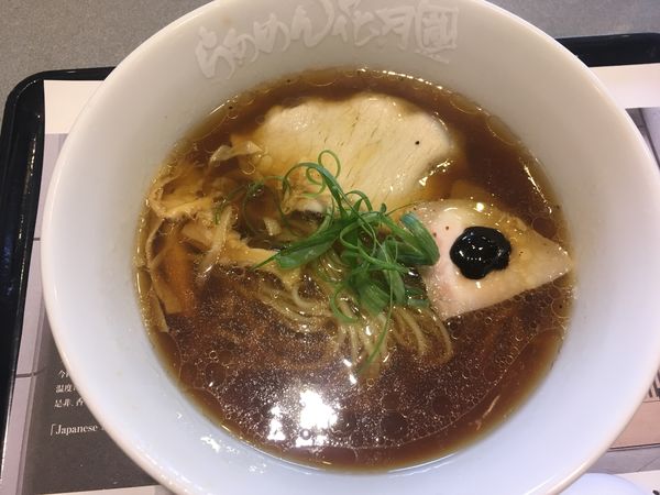 「【限定】醤油Soba」@らあめん花月嵐 鶴見西口店の写真