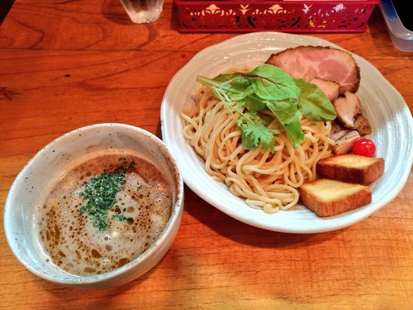 「きまぐれ限定 ハロウィンつけ麺」@麺屋 シロサキの写真
